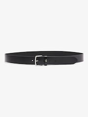 Lacoste Black Smooth Leather Belt - Image 2 of 3