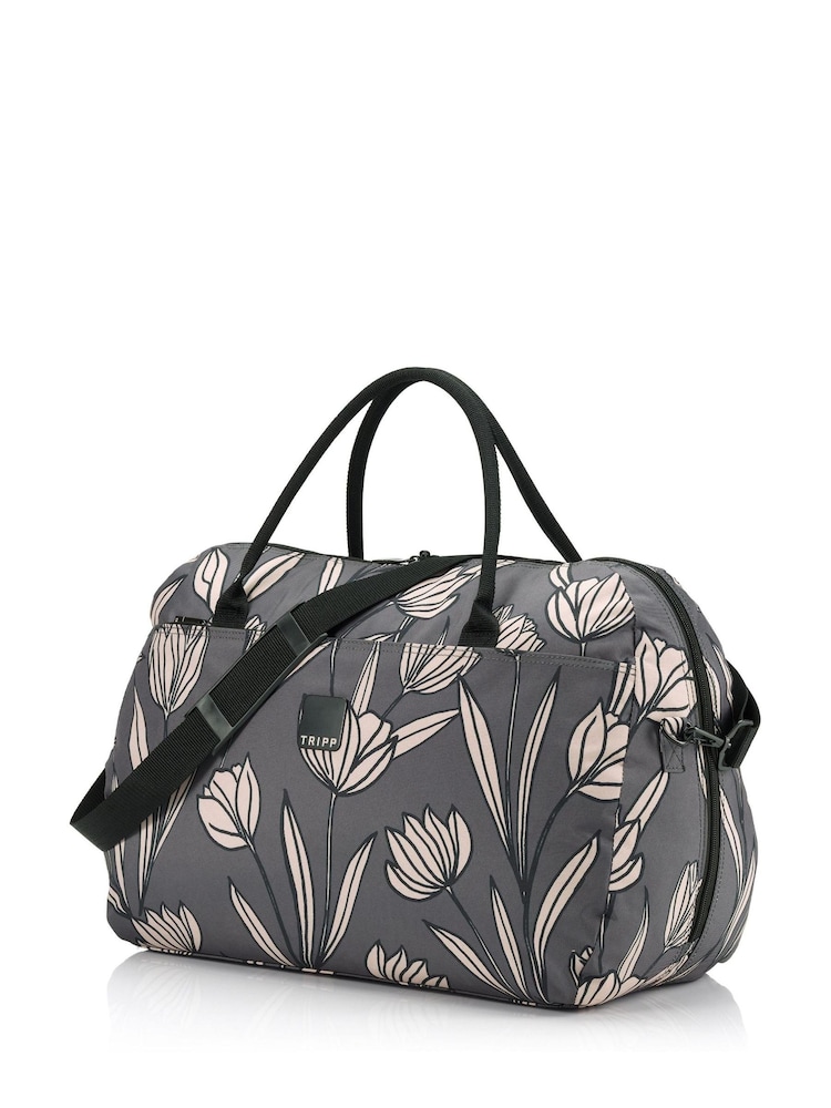 Tripp Graphite/Champagne Tulip Large Holdall - Image 2 of 2