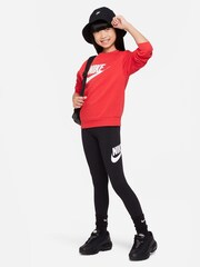 Черный - Леггинсы с классической талией и логотипом Nike Essentials - Image 7 of 7