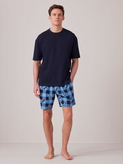Blue/Navy Marvel Pyjama Shorts - Image 2 of 7