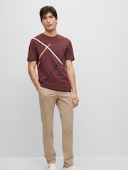BOSS Natural Slim Fit Stretch Cotton Gabardine Chinos - Image 3 of 5