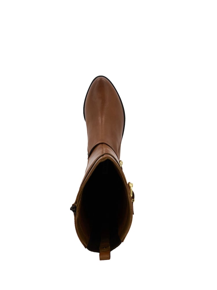 Naravni - Dune London Tepi Branded Trim Knee High gležnjarji - Slika 2 iz 6