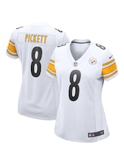 Nike White NFL Pittsburgh Steelers Road Game Jersey - Kenny Pickett Womens - Image 1 of 3