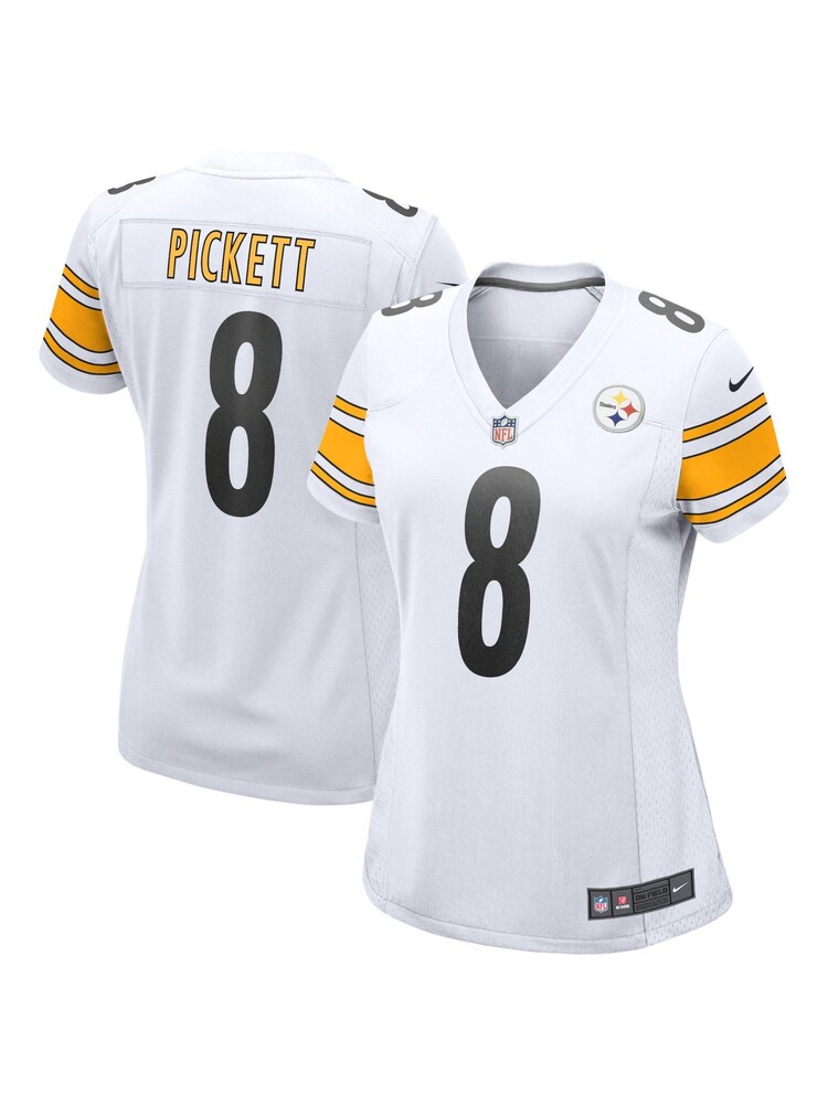 Nike White NFL Pittsburgh Steelers Road Game Jersey - Kenny Pickett Womens - Image 1 of 3