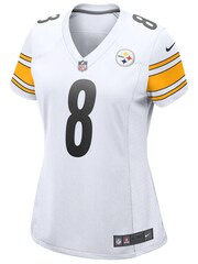 Nike White NFL Pittsburgh Steelers Road Game Jersey - Kenny Pickett Womens - Image 2 of 3