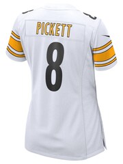 Nike White NFL Pittsburgh Steelers Road Game Jersey - Kenny Pickett Womens - Image 3 of 3