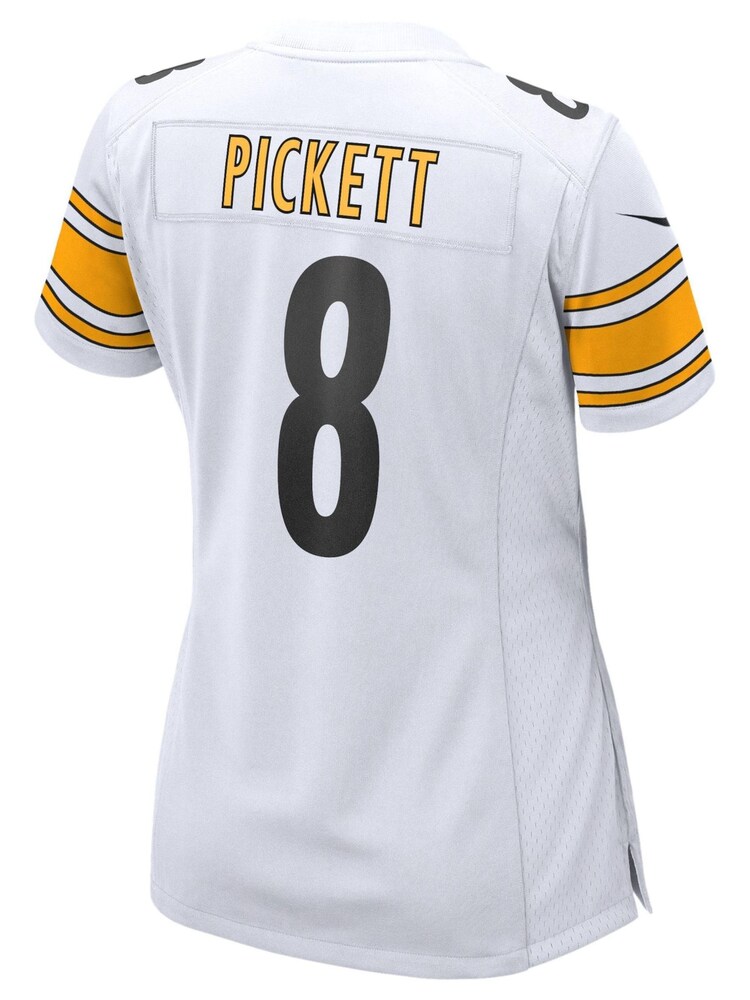 Nike White NFL Pittsburgh Steelers Road Game Jersey - Kenny Pickett Womens - Image 3 of 3