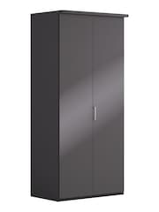 Wiemann Peyton Graphite Glass Semi Fitted Double Wardrobe - Image 3 of 6