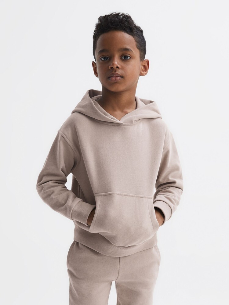 سترة هودي جيرسيه قطن تلبيس واسع Alexander من Reiss - Image 1 of 6