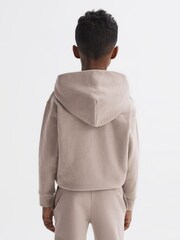 سترة هودي جيرسيه قطن تلبيس واسع Alexander من Reiss - Image 5 of 6