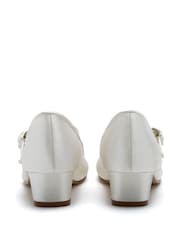 Rainbow Club Cream Kids Verity Satin Bridesmaid Shoes - Image 4 of 5