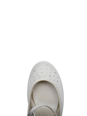 Rainbow Club Cream Kids Verity Satin Bridesmaid Shoes - Image 5 of 5