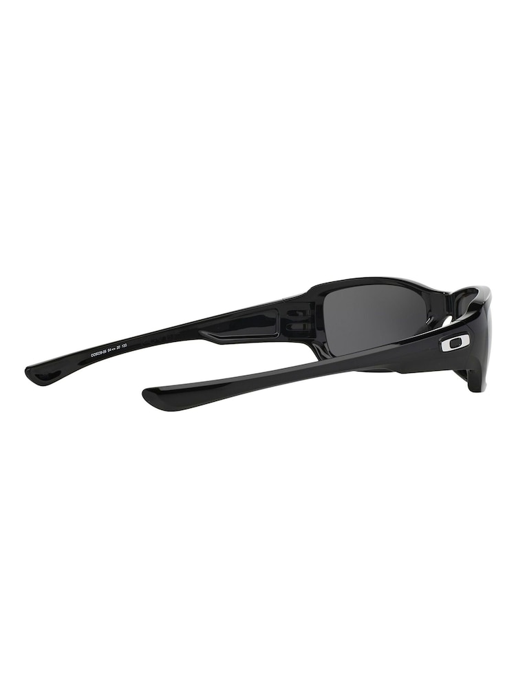 Oakley® Black Fives Square Polarised Lens Sunglasses - Image 11 of 11