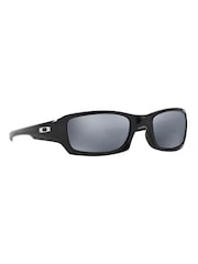 Oakley® Black Fives Square Polarised Lens Sunglasses - Image 4 of 11