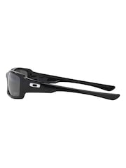 Oakley® Black Fives Square Polarised Lens Sunglasses - Image 7 of 11