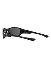 Oakley® Black Fives Square Polarised Lens Sunglasses - Image 8 of 11