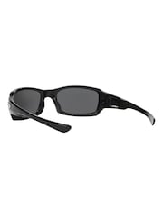 Oakley® Black Fives Square Polarised Lens Sunglasses - Image 9 of 11