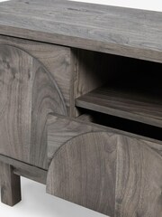 Dark Arches Mango Up to 65 inch Wood Effect TV Unit - Image 9 of 10