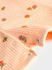 Fluro Green/ Orange Floral 2 Pack Baby T-Shirts and Shorts Set - Image 12 of 16