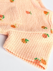 Fluro Green/ Orange Floral 2 Pack Baby T-Shirts and Shorts Set - Image 13 of 16