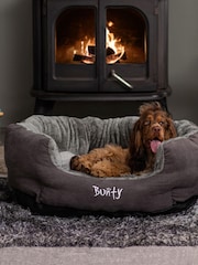 Bunty Grey Polar High Sided Dog Bed - Image 1 of 4