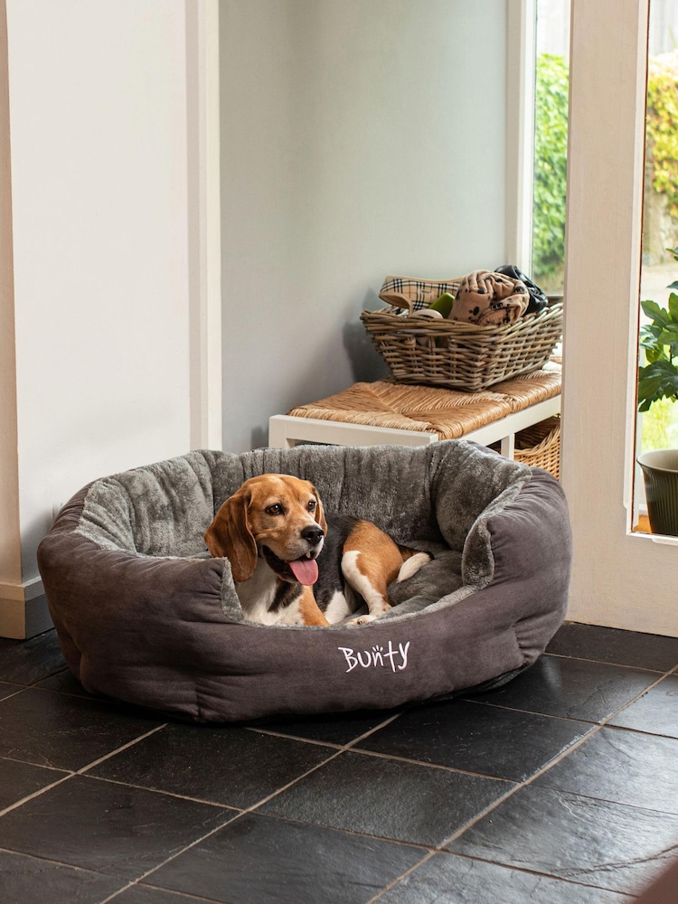 Bunty Grey Polar High Sided Dog Bed - Image 2 of 4