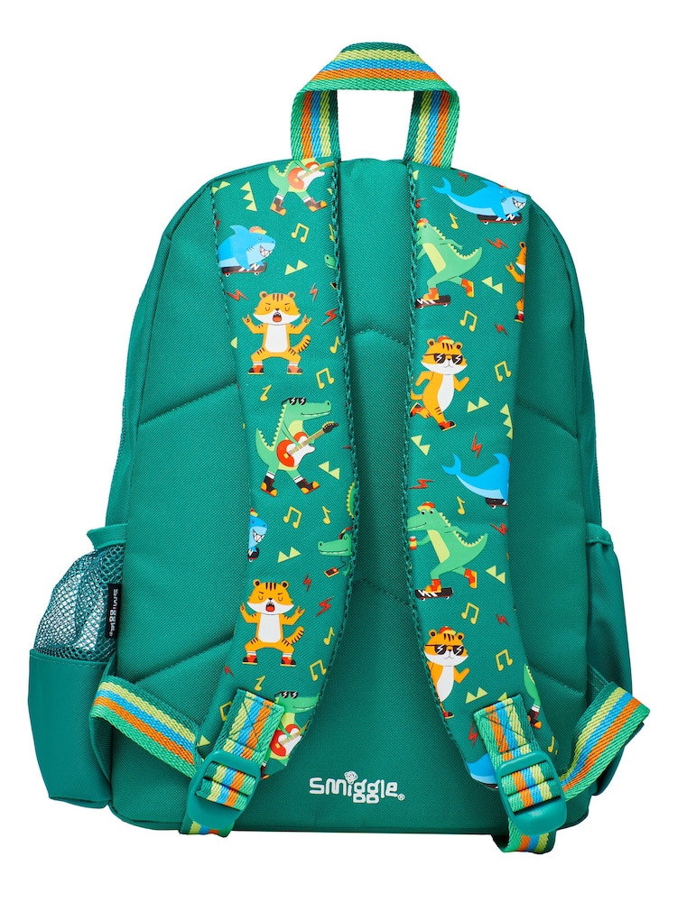 Smiggle Green Junior Lets Play ID Backpack - Image 2 of 3 Smiggle Green Junior Lets Play ID Backpack - Image 2 of 3