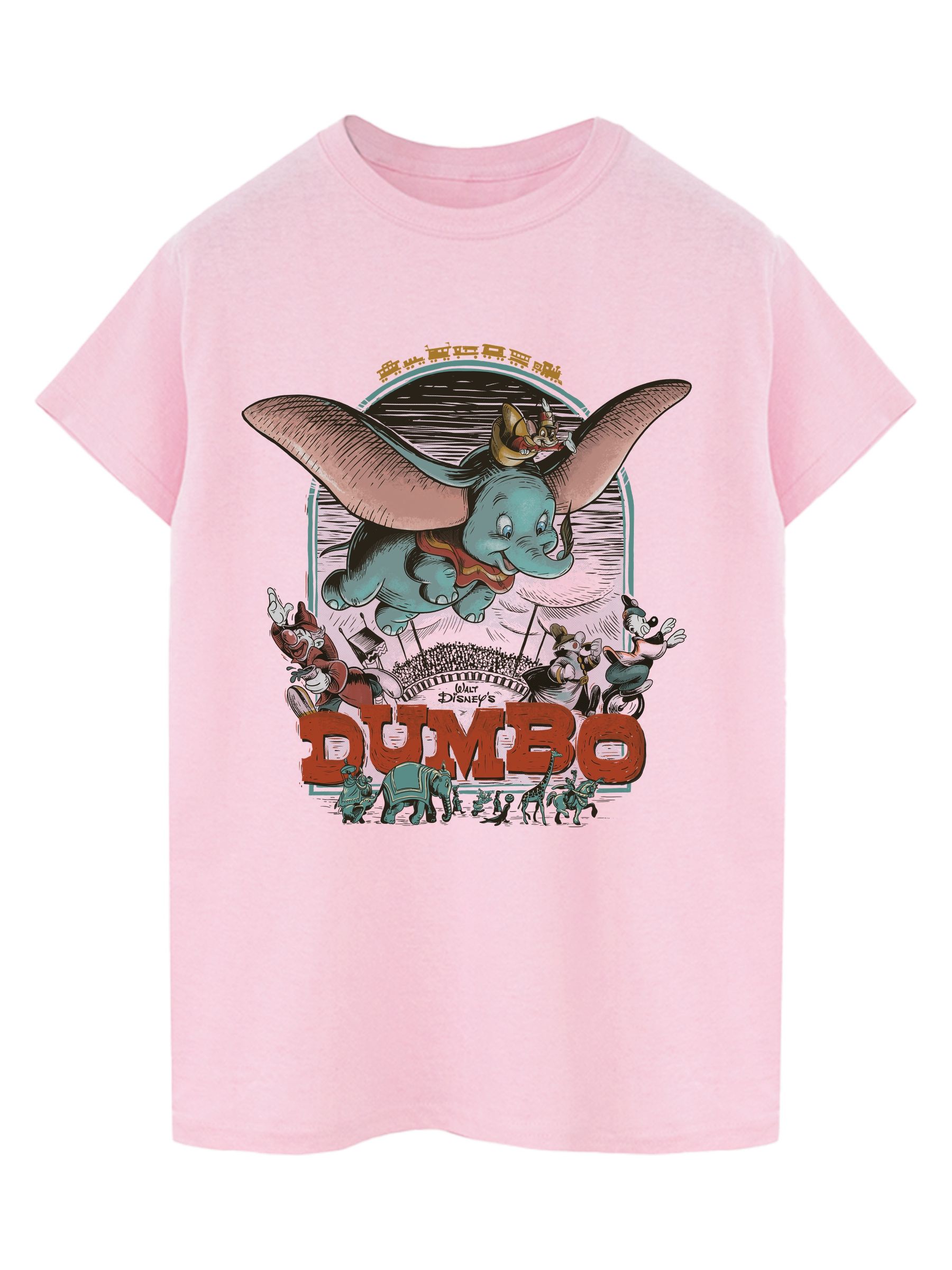 Buy Brands In Pink Disney Dumbo Poster T-Shirt from Next USA