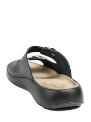 Jones Bootmaker Black Harlowe Wide Fit Leather Sandals - Image 2 of 5