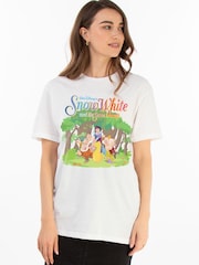 Brands In White Disney Snow White Joyful T-Shirt - Image 1 of 4