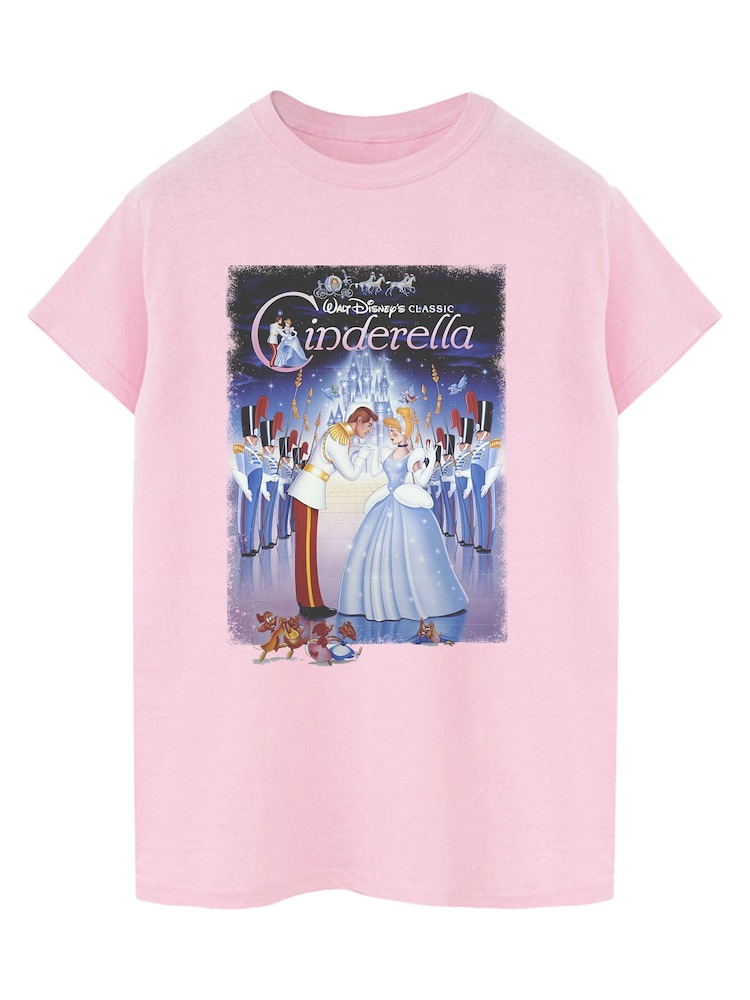 Brands In Pink Disney Cinderella Poster T-Shirt - Image 2 of 4 Brands In Pink Disney Cinderella Poster T-Shirt - Image 2 of 4