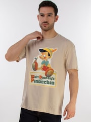 Brands In Natural Disney Pinocchio Poster T-Shirt - Image 1 of 4