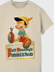 Brands In Natural Disney Pinocchio Poster T-Shirt - Image 3 of 4