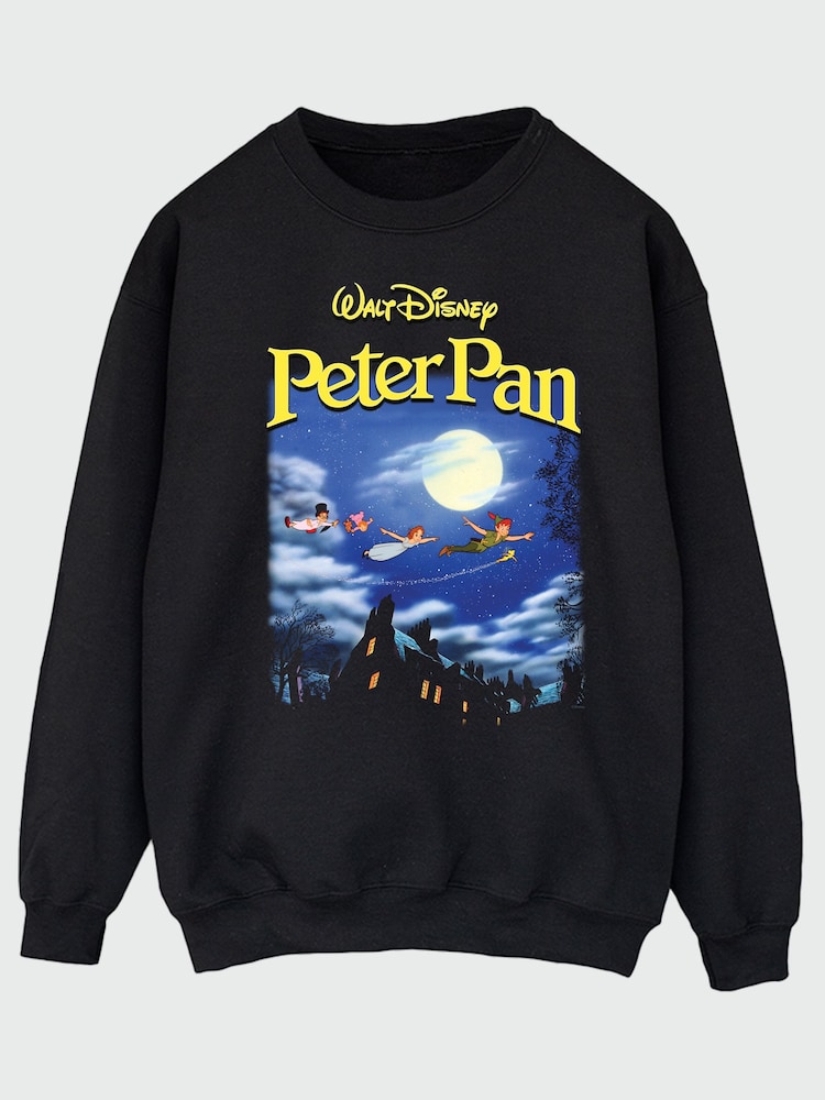 Brands In Black Disney Peter Pan Come With Me Homage Sweat Top - Image 2 of 4 Brands In Black Disney Peter Pan Come With Me Homage Sweat Top - Image 2 of 4