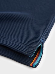 Paul Smith Junior Boys Navy Short Sleeve Signature Zip Polo Shirt - Image 12 of 12