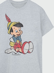 Brands In Grey Disney Pinocchio Classic T-Shirt - Image 3 of 4