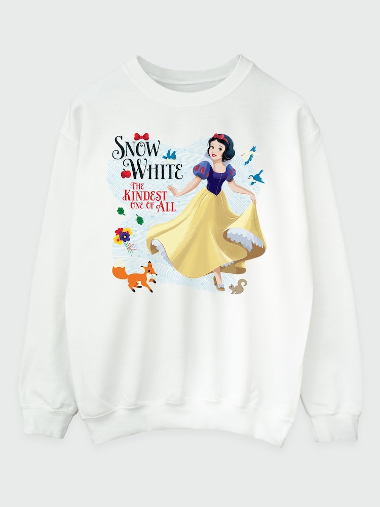 Brands In White Disney Snow White Kindest Sweat Top - Image 2 of 4 Brands In White Disney Snow White Kindest Sweat Top - Image 2 of 4