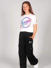 Pineapple White Logo Girls Crop T-Shirt - Image 3 of 5