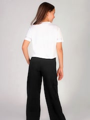 Pineapple White Logo Girls Crop T-Shirt - Image 4 of 5