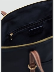 Mango Blue Shopper Bag With Double Handle - Image 3 of 4