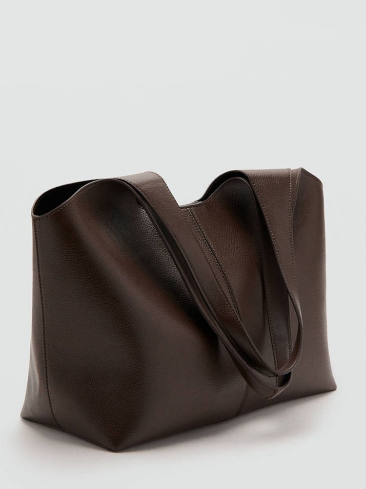 Mango Brown Shoulder Bag - Image 2 of 4 Mango Brown Shoulder Bag - Image 2 of 4