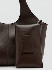 Mango Brown Shoulder Bag - Image 4 of 4