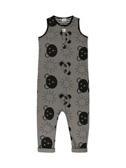 Turtledove London Grey Organic Cotton Tank Dungaree Beach Pals - Image 1 of 4