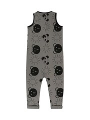 Turtledove London Grey Organic Cotton Tank Dungaree Beach Pals - Image 2 of 4