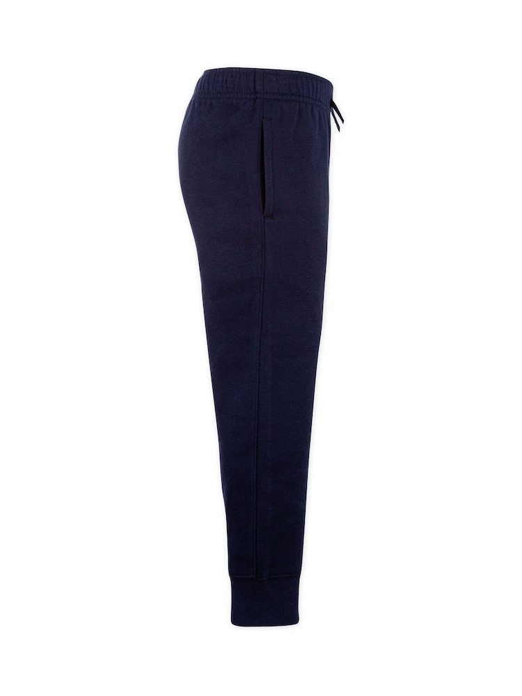 Nike Navy Fleece Little Kids Joggers - Image 4 of 4