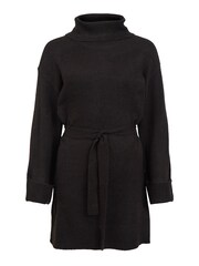 VILA Black Long Sleeve High Neck Cosy Jumper Dress - Image 5 of 5