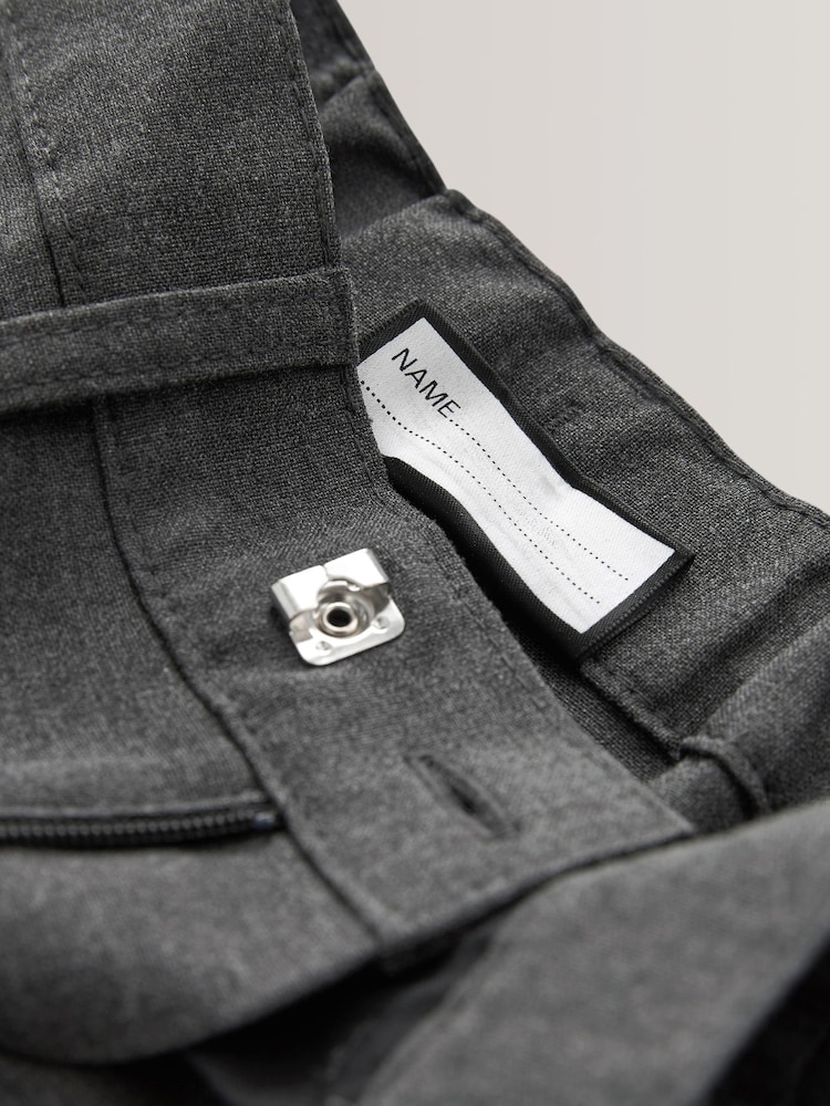 Grijs - Formele skinny schoolbroek met stretch (3-17 jr) - Image 3 of 7