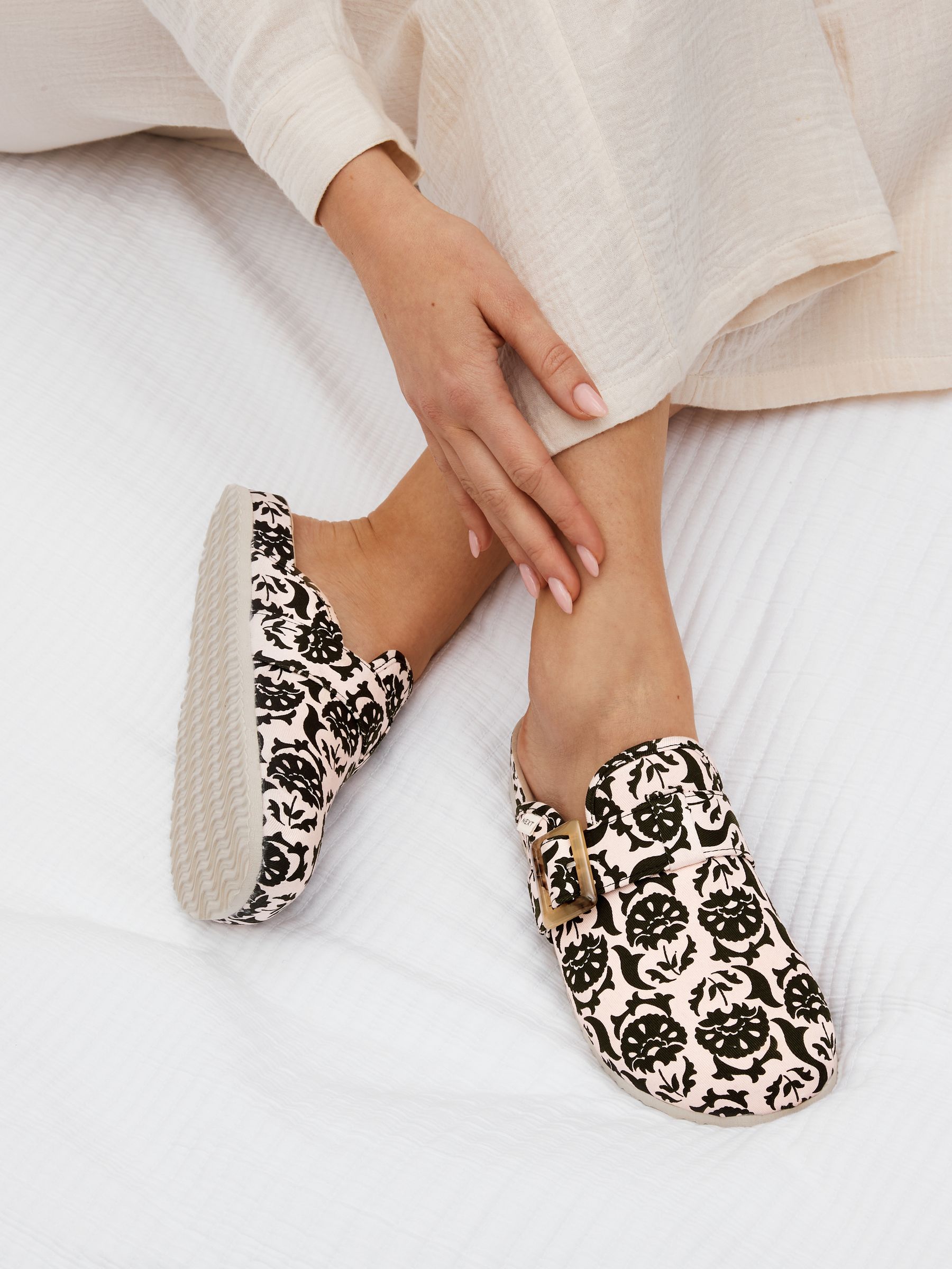 Next mule slippers best sale