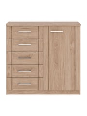 Wiemann Holm Oak Torquay Chest of 5 Drawer Wide Drawers - Image 2 of 2