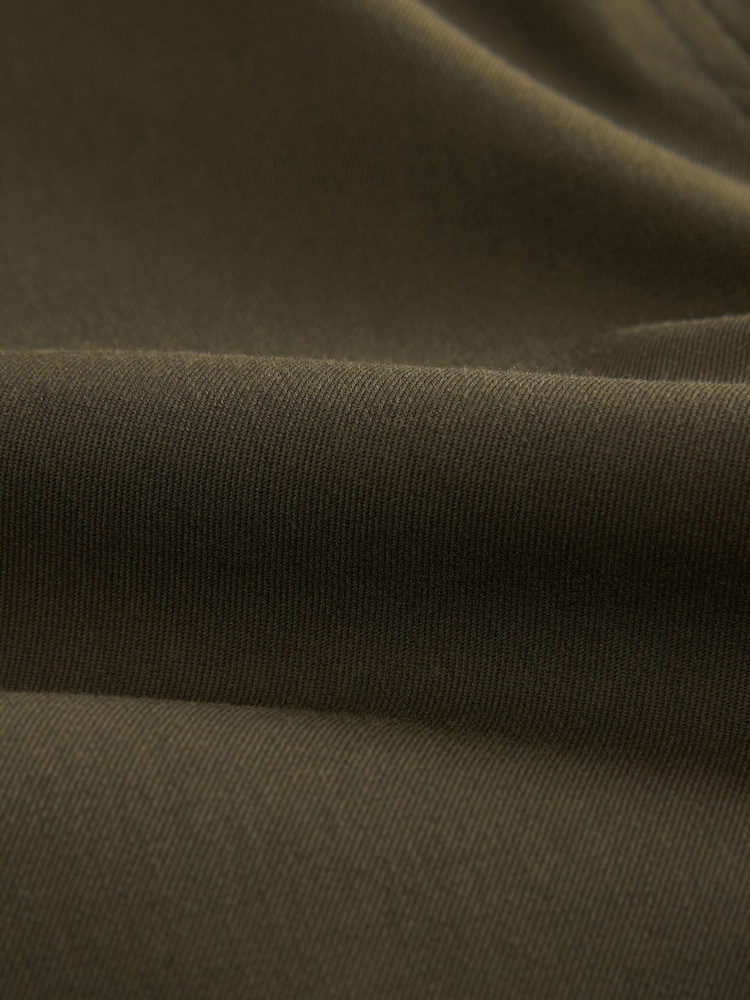 Khaki Green Smart Bomber Jacket - Image 10 of 10